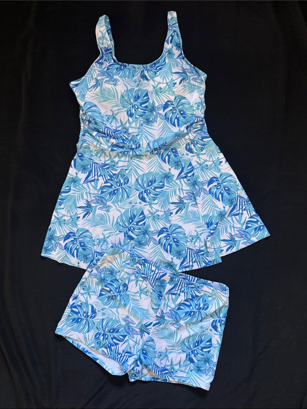 Kate Kasin Women's 2 Piece Full Coverage Tankini with Swim Shorts - Women's XL